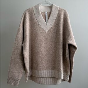 Lululemon Wool Blend V-neck Sweater